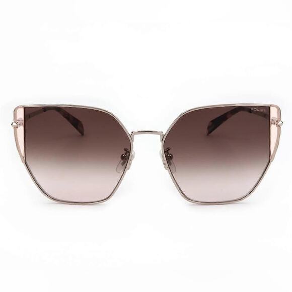 New! Police Brown Gradient Sunglasses SPLL38 08FC, Authentic main image 5